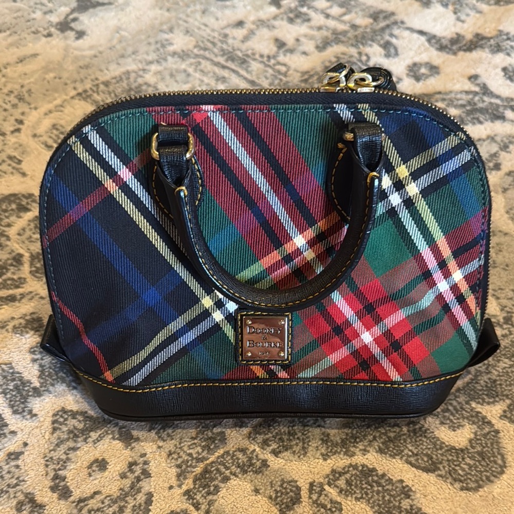 Dooney & Bourke Plaid Mini Bag - Red, Green, Blue